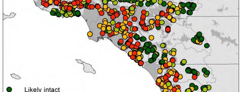 An analysis of the Algal Stream Condition Index (ASCI) scoring tool by the Southern California Stormwater Monitoring Coalition (SMC) found that streams that scored low with the ASCI are found predominantly in the urban or agricultural areas of coastal Southern California, while streams with high scores tend to be clustered in the mountain regions. These insights are among the findings published in a new SMC report intended to help stream managers understand the implications of new and proposed changes to statewide stream policies.